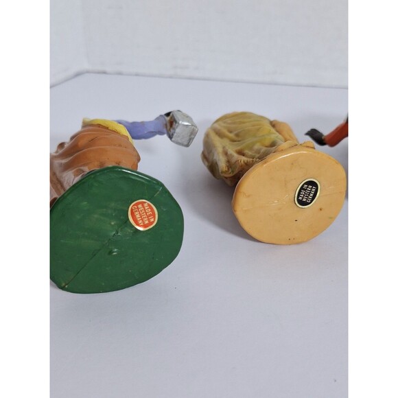 "Lot of 4" Western Germany 6" Nativity Figurines Ceramic Vintage Christmas Decor - Picture 9 of 11